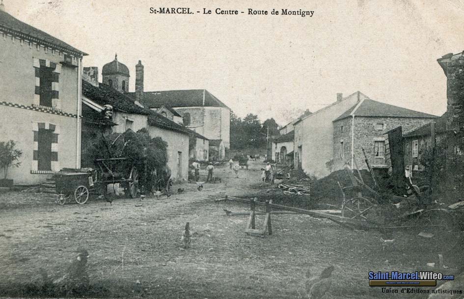 La rue du bas ou route de Montigny
