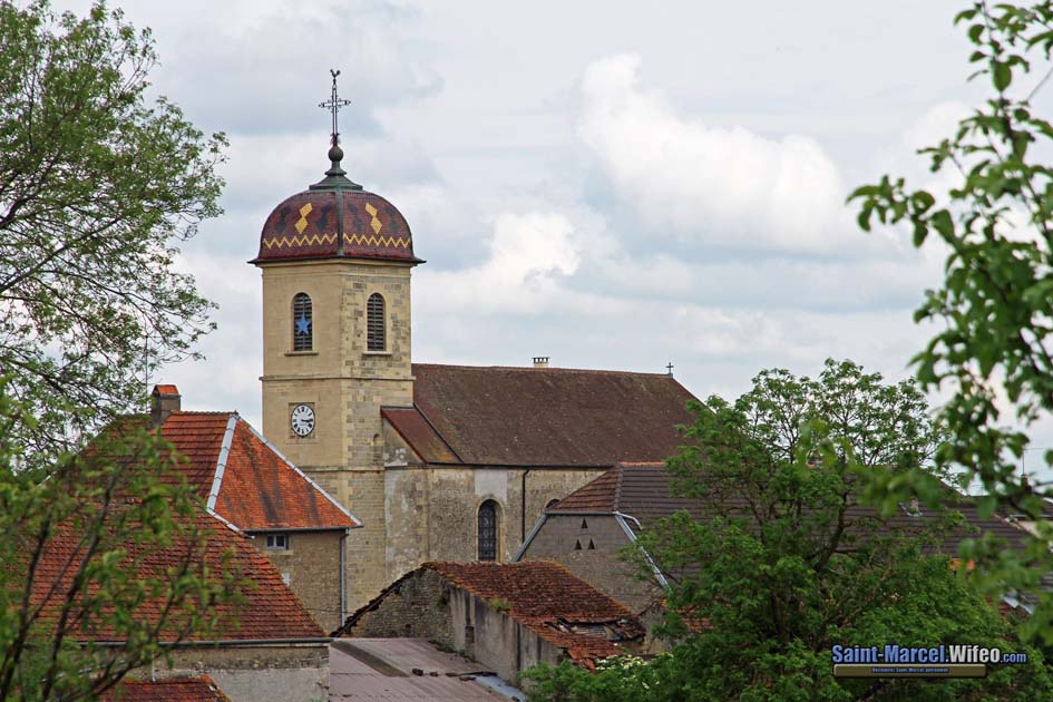 L'église de Saint-Marcel (Mai 2014)