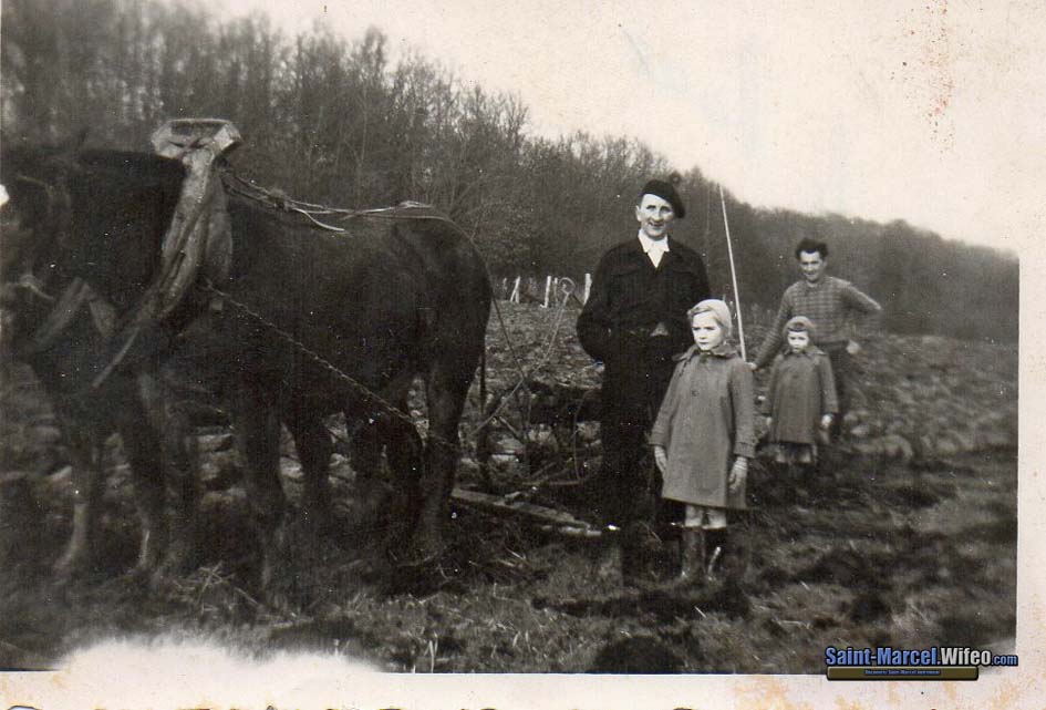 Saint-Marcel dans les années 60 (collection Jean-Pierre Guillaume)