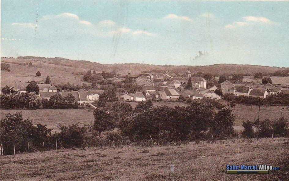 Saint-Marcel : vue générale (collection Michel Dubois)